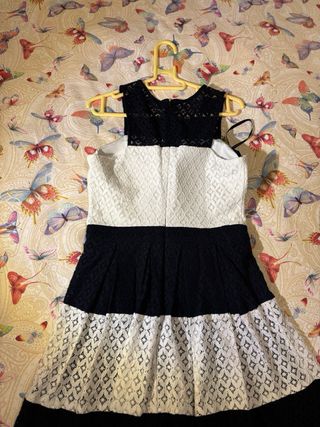 Vestido Guess Negro y Blanco