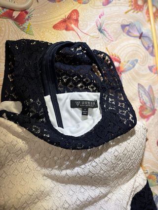 Vestido Guess Negro y Blanco