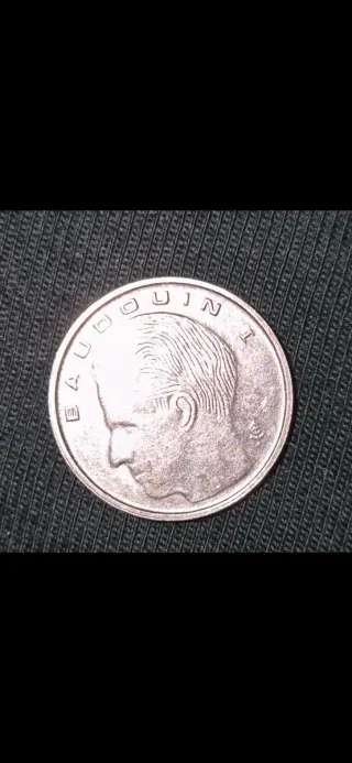 Moneda 1 Franco Belga 1991 Corona