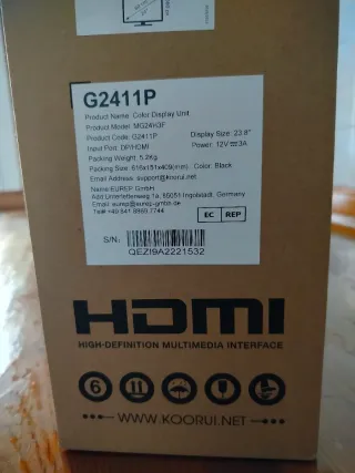 Monitor Gaming Koorui 200Hz