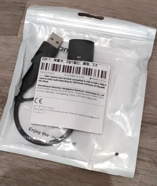 Capturadora 4K HDMI USB-A/USB-C