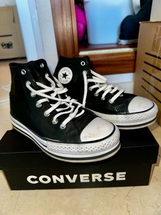 Converse Chuck Taylor All Star Plataforma Piel t37