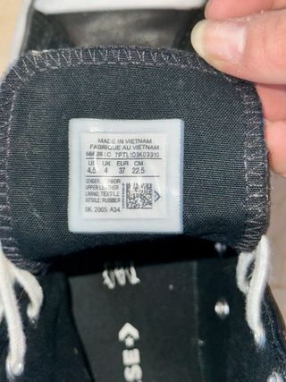 Converse Chuck Taylor All Star Plataforma Piel t37