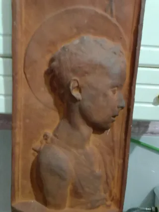 Cuadro artesano terracota