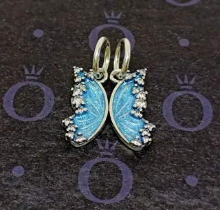 Doble Charm Colgante Mariposa Divisible.