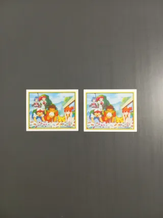 Cromos repetidos Álbum Pokémon Serie 2