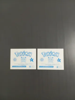 Cromos repetidos Álbum Pokémon Serie 2
