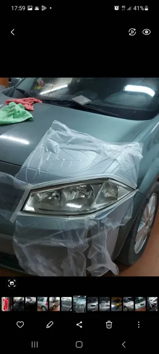 Pulido de faros lacados