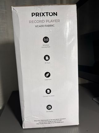 (Nuevo) Tocadiscos Prixton VC400 Tela (NUEVO)