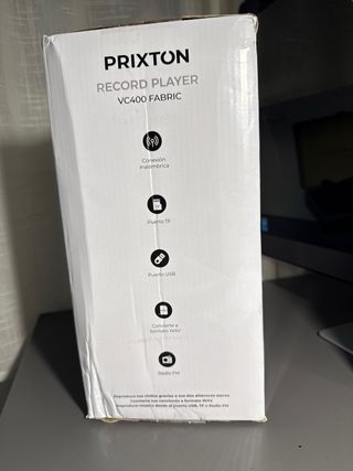 (Nuevo) Tocadiscos Prixton VC400 Tela (NUEVO)
