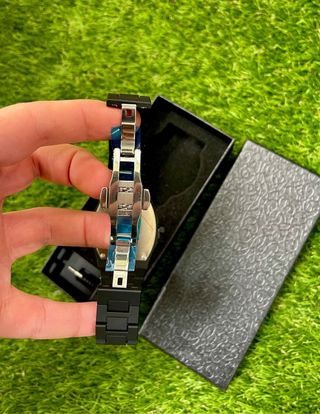 Reloj de Pulsera Negro Mate – Estilo Lujo Deportiv