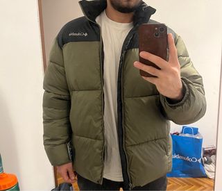 Chaqueta Columbia Negra y Verde