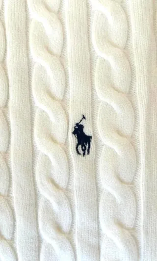 Jersey Polo Ralph Lauren Cable Knit Talla M