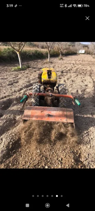 Mula Pascuali con remolque y doble rueda