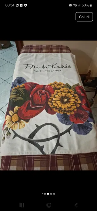 Tovaglietta Frida Kahlo - Passión por la Vida