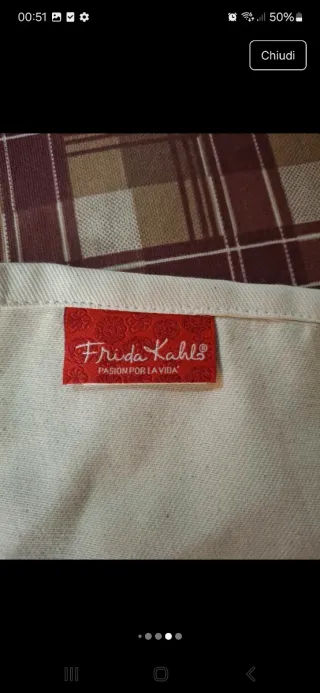 Tovaglietta Frida Kahlo - Passión por la Vida