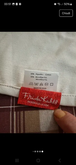 Tovaglietta Frida Kahlo - Passión por la Vida