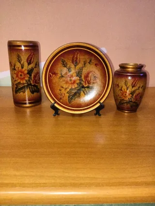 Set decorativo antico floreale