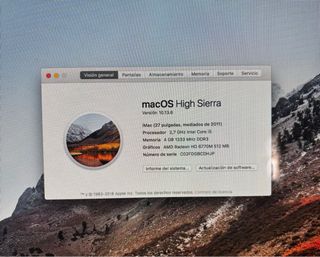 iMac 27 2011 macOS High Sierra