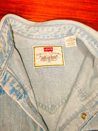 Camicia Levi's Vintage Denim Blu