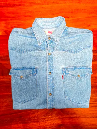 Camicia Levi's Vintage Denim Blu