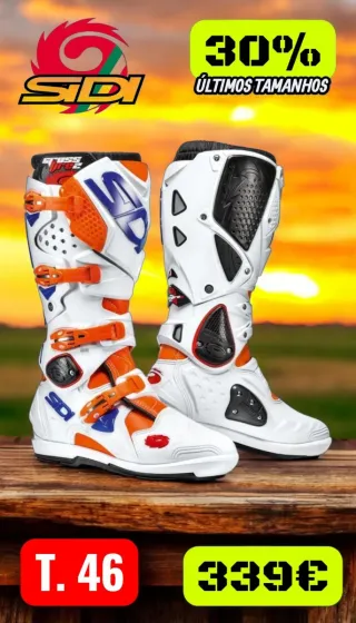 Botas Sidi Crossfire 2 e SRS Novas Promo