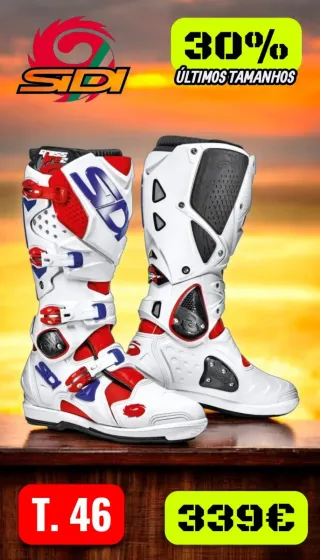 Botas Sidi Crossfire 2 e SRS Novas Promo
