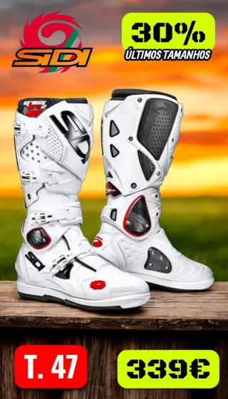 Botas Sidi Crossfire 2 e SRS Novas Promo