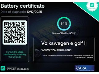 Volkswagen e-Golf ePower 100 kW (136 CV)