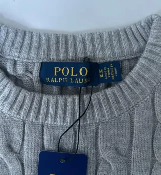 Jersey Polo Ralph Lauren Gris Talla M