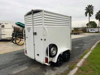 Remolque Van Caballos Matrícula Blanca