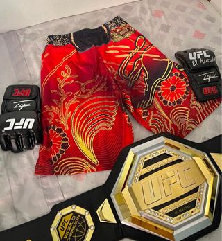 Pantalon de entrenamiento MMA rojos