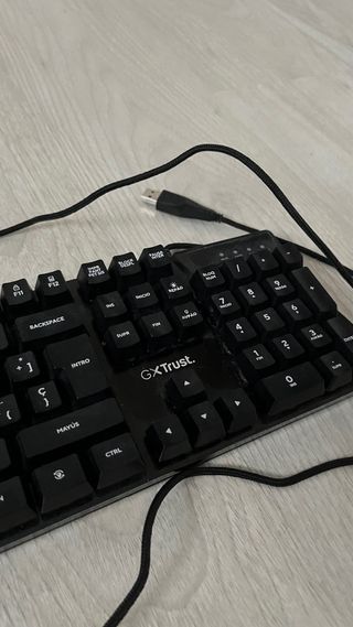 Teclado Trust Negro Membrana USB