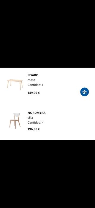 Conjunto mesa madera + 4 sillas + cristal a medida