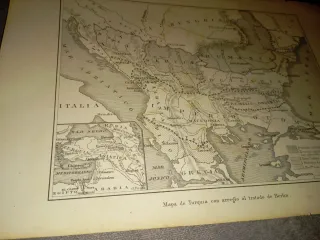 Mapa Turquía Tratado Berlín