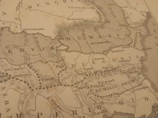 Mapa Turquía Tratado Berlín