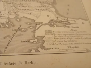Mapa Turquía Tratado Berlín