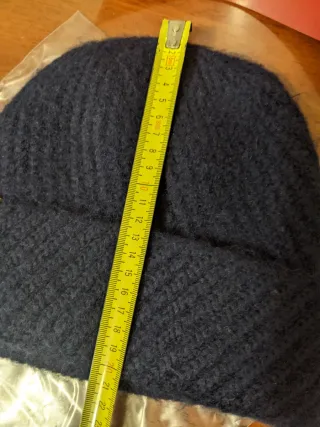 Cappellino lana Timberland blu