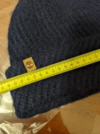 Cappellino lana Timberland blu