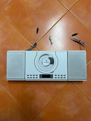 Micro Sistema de Som Auna Wallie CD Bluetooth Bran