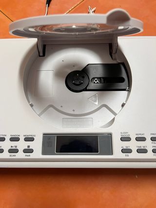 Micro Sistema de Som Auna Wallie CD Bluetooth Bran