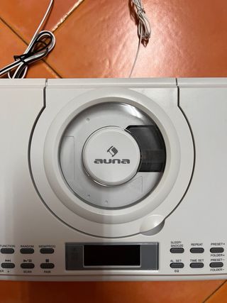 Micro Sistema de Som Auna Wallie CD Bluetooth Bran