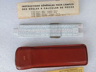 REGLA DE CALCULO DE BOLSILLO RAPHOPLEX