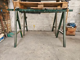 Caballetes de obra metálicos. LOTE COMPLETO 250€