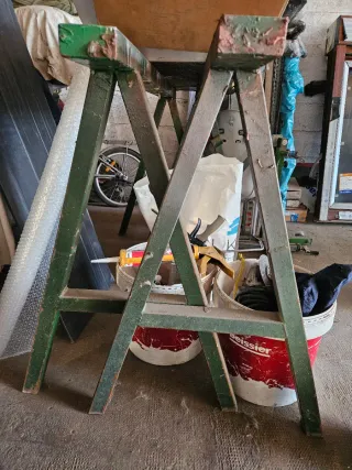 Caballetes de obra metálicos. LOTE COMPLETO 250€