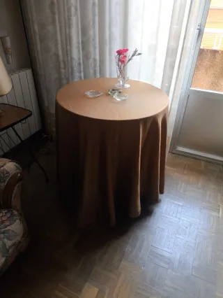 Mesa camilla redonda