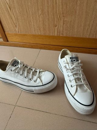 Converse Blancas Plataforma