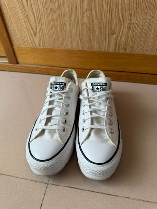 Converse Blancas Plataforma