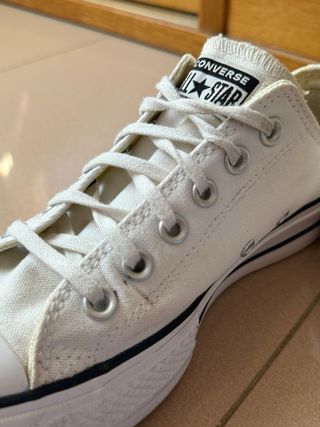 Converse Blancas Plataforma