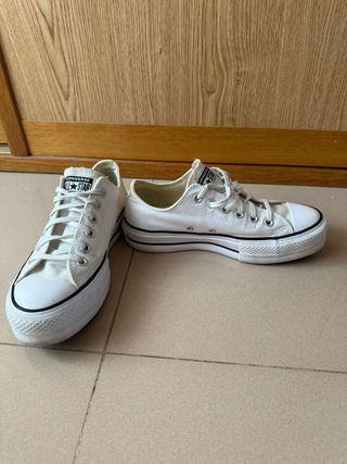 Converse Blancas Plataforma